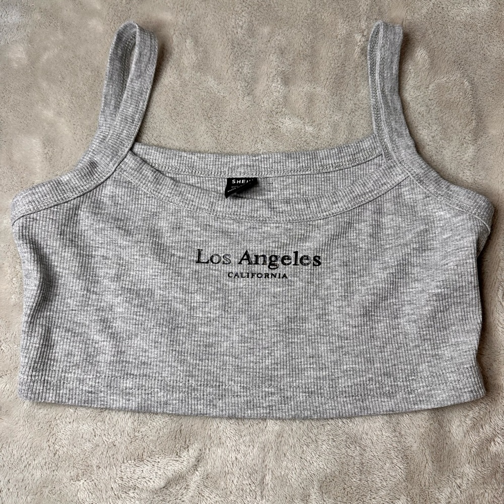 Crop top grey